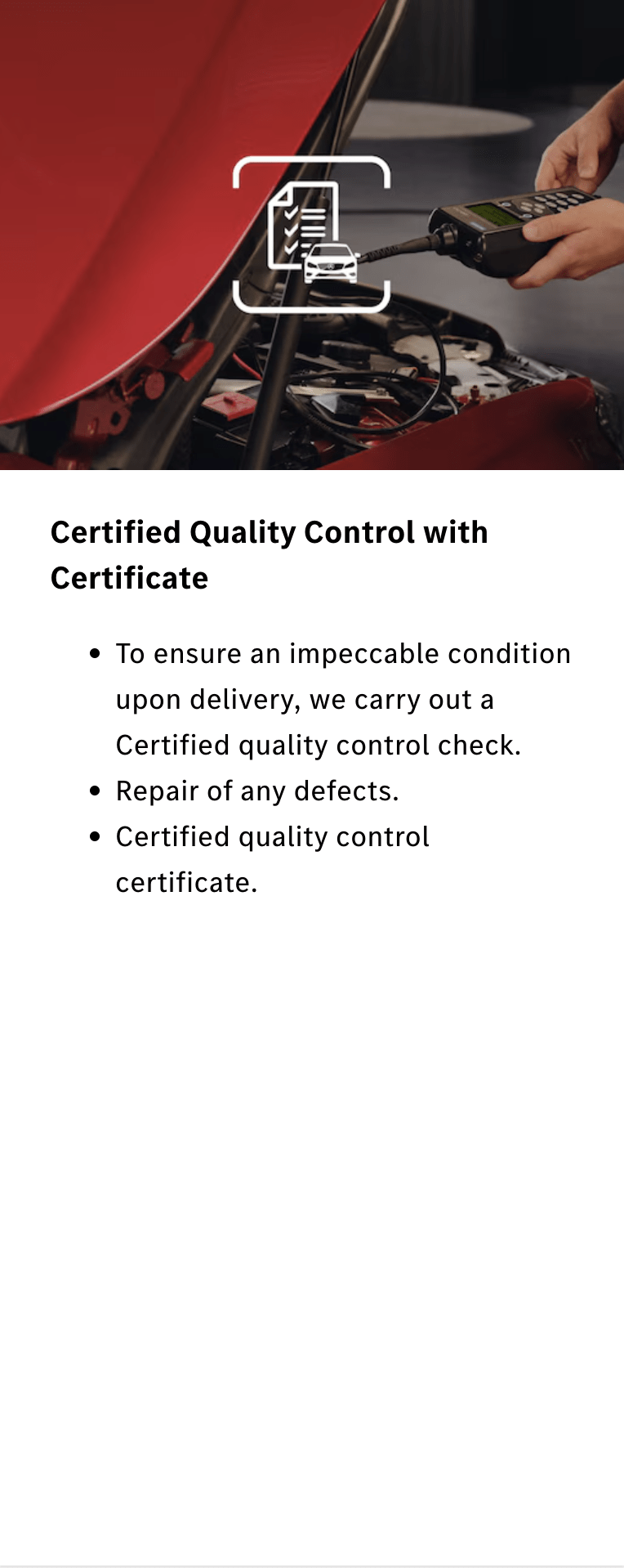 Certified Quality Control with Certificate