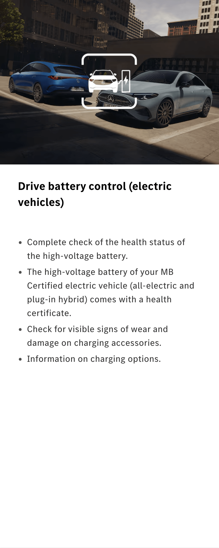 Drive battery control (electric vehicles)