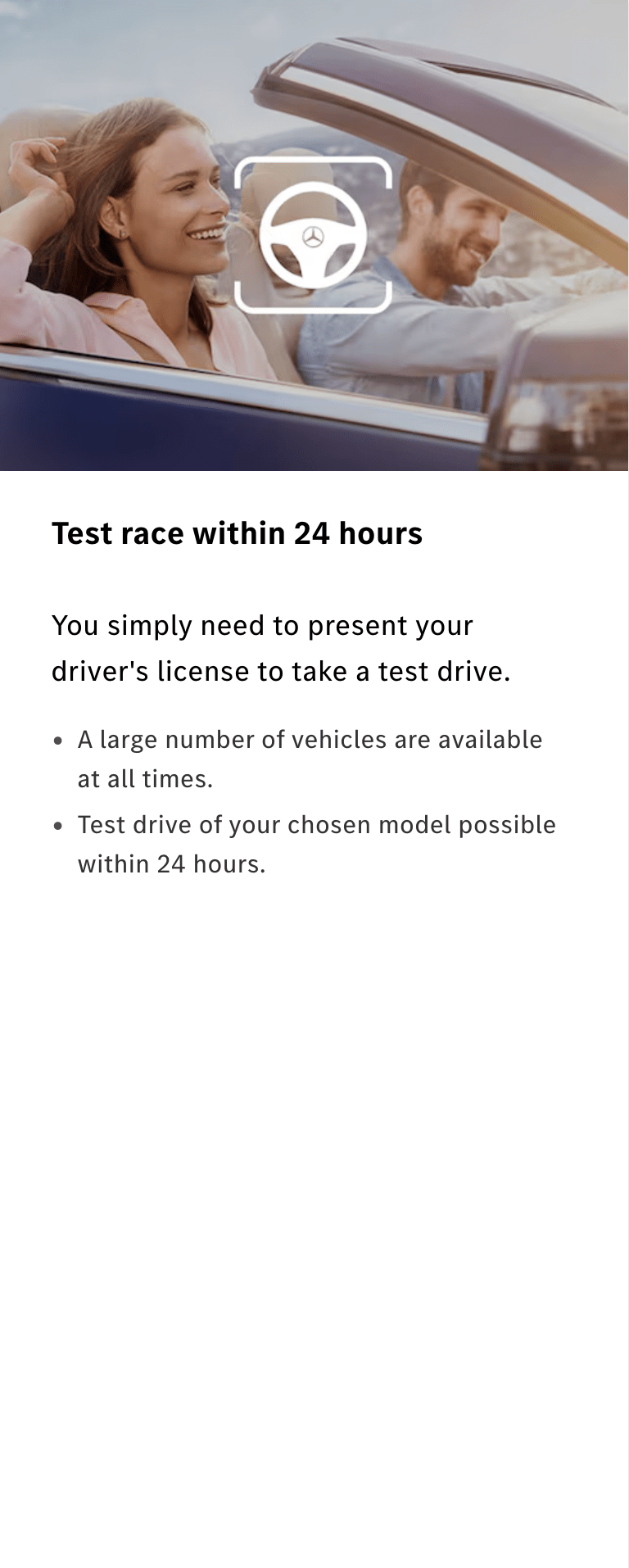 Test race within 24 hours