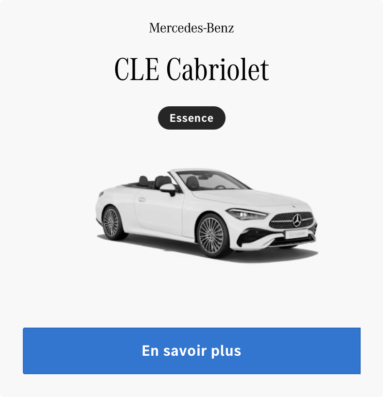CLE cabriolet