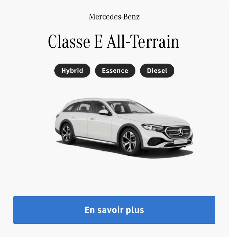 Classe E All-terrain